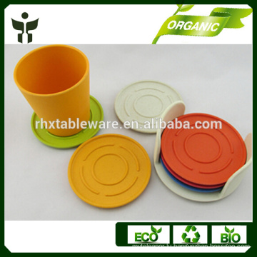 eco-friendly cup mat hot caution cup holder biodegradable